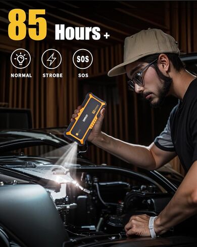 GOOLOO GP3000 3000A قفزة قفزة ، بداية بطارية بطارية 12 فولت لما يصل إلى 9.0 لتر محركات الغاز و 7.0L ديزل ، Supersafe Lithium Jump Box Buoster Pack in Saudi Arabia
