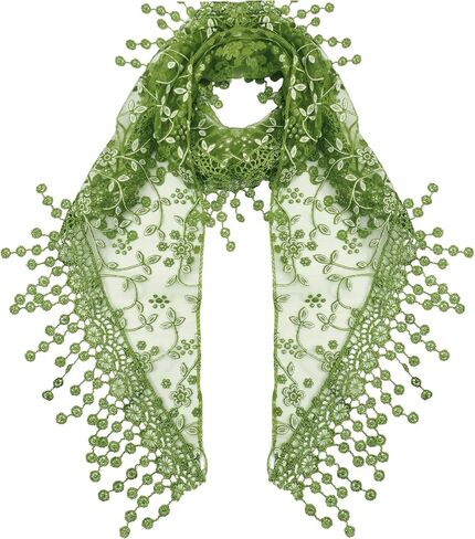 Triangle Lace Scarf for Women Mantilla Veil Tulle Lace Headscarf Lightweight Fashion in Saudi Arabia