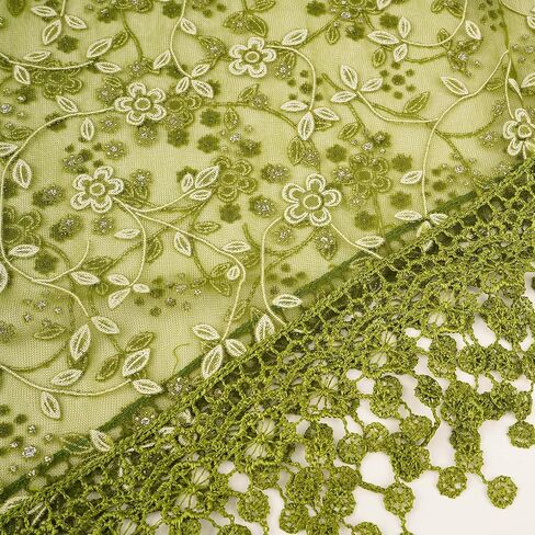 Triangle Lace Scarf for Women Mantilla Veil Tulle Lace Headscarf Lightweight Fashion in Saudi Arabia