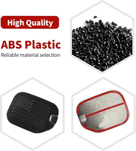 for F150 Gas Cap Cover Fuel Tank Door Trim for Ford F150 2021 up Black Carbon Fiber Grain Exterior Accessories 1pcs in Kuwait