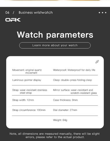 OPK Women Watch Bracelet Dress Easy to Read Stainless Steel Ladies Watches for Female Small Watch Waterproof Luminous Date Wacthes for Women in Kuwait