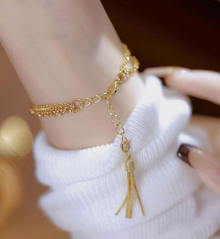 Adsbiaoye Womens Dainty Rectangle Ultra Thin Thin Waterproof Quartz Watch Ladies Dress Bracelet Watch الأنيقة in Kuwait