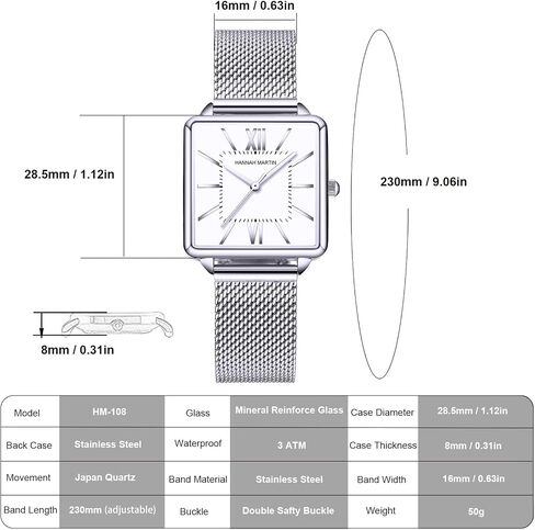 Women Watches Square Face Fashion Vintage Bracelet Party Wrist Watch for Ladies in Saudi Arabia