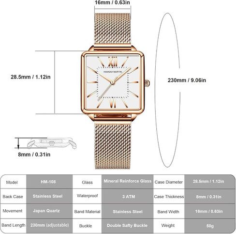 Women Watches Square Face Fashion Vintage Bracelet Party Wrist Watch for Ladies in Saudi Arabia