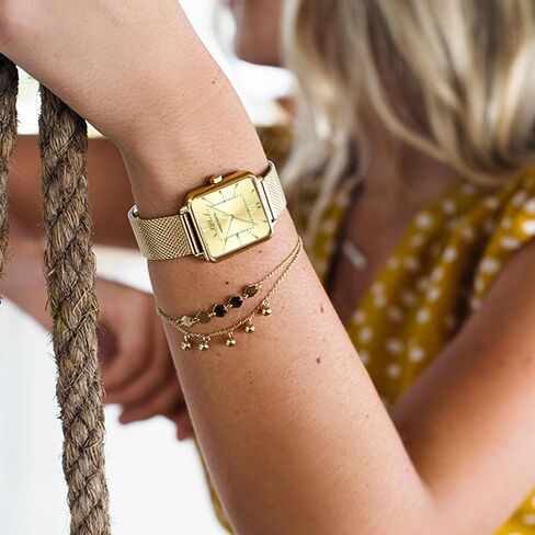 النساء يشاهد مربع الوجه الموضة عتيقة سوار الحزب ساعة معصم للسيدات in Kuwait