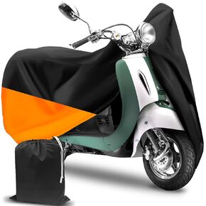 Covervin Scooter غطاء مقاوم للماء في الهواء الطلق ، غطاء درج وغطاء فيسبا لهوندا روكوس ياماها 72 ″ (S)