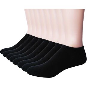 FORMEU Women's Ankle Socks 6/8 Pairs Low Cut Cotton Classic Casual Socks Slim-fit Non Slip Moisture Wicking Short Socks