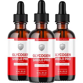 (3 Pack) Glycogen Shield Pro - Glycogen Shield Pro Drops, GlycogenShield Pro Drops, GlycogenShield Pro Support, Glycogen Shield Pro Support, Glycogen Shield Pro Supplement, 3 Bottles for 90 Days
