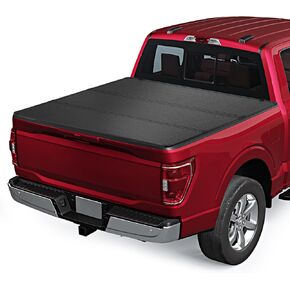 غطاء شاحنة قابلة للطي قابلة للطي ، تغطية TONNEAU متوافقة مع Ford F150 F-150 2015-2025