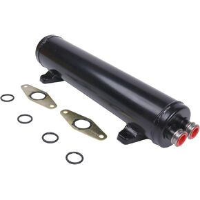 Solarhome New Oil Cooler with Gaskets 3413091 3078407 Compatible With Cummins N14 14L 3412857 3069677