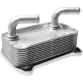 A-Premium Engine Oil Cooler Compatible with Volvo S40 V40 2000-2004 1.9L 2.4L 2.5L with 10 Rows Count