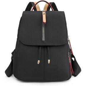 YANAER Small Backpack for Women Mini Backpack Lightweight Casual Daypack Backpack for Travel Handbag Nylon Bookbag OilBlue