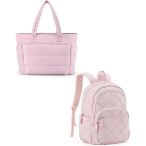 BAGSMART Tote Bag for Women and Womens Travel Backpack