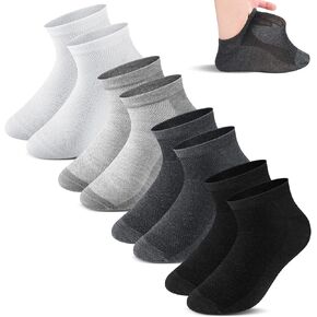 4 Pairs Extra Wide Diabetic Socks Low Cut Thin Bariatric Sock Non Binding Plus Size Anklets for Men Swollen Feet