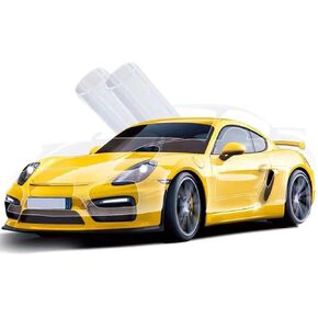 Clear Car Paint Prooft Film Selfficive Automotive Automotive Vinyl Anti-Scratch Glossy Car Body Wrap Vinyl ، 8 "× 12" ، 2pcs