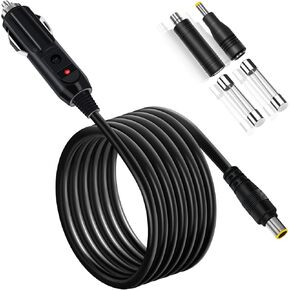 14AWG CAR CARGING CABLE لجاكري المحمولة المحمولة المحمولة مستكشف 3000 2000 1500 1000 500 880 550 300 290 240 160 جاكري إكسسوارات سجائر ولاعة شاحن العاصمة سلك 2M - أسود