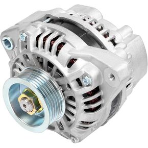 New Alternator Fit for 2001-2005 for Acura EL 1.7L 2001-2005 for Honda Civic 1.7L, Replace OE 13893, AMT0125,A5TA7091, A5TA7191,31100-PLM-A01, 31100-PLM-A02, 31100-PLM-C01, 31100-PLM-C02
