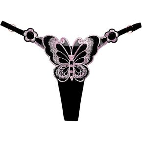 Lace G-String Thongs for Women Adjustable Sexy Low Rise Underwear No Show T-back Thong Panties One Size Fits All in Kuwait