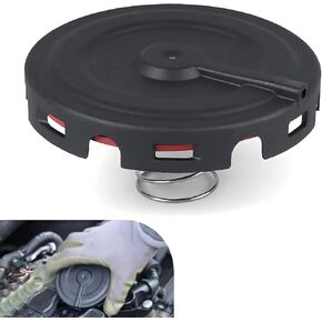 CAR PCV Valve Diaphragm Spring Set ، مجموعة إصلاح CAP Valve PCV ، REPLACEMET OEM # 07K103469F 07K103469G 917-064 06H103495E ، متوافق مع Audi Golf Beetle Jetta 2.5L/2.0L (Black)