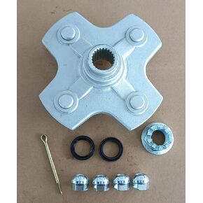 HUB الأيسر الخلفي 42620-HN0-670 مع استبدال Nut & Lug لـ Honda Foreman 400 TRX400 FOREMAN RUBICON 500 TRX500 RANCHER 350 TRX350 400 ATVS
