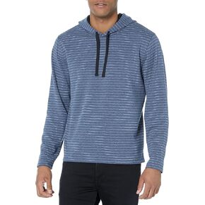 Vince Men's Dbl Knit Stripe P/O Hoodie