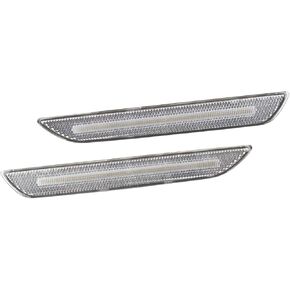 Diode Dynamics Clear LED Sidemarkers متوافقة مع Ford Mustang 2015-2023