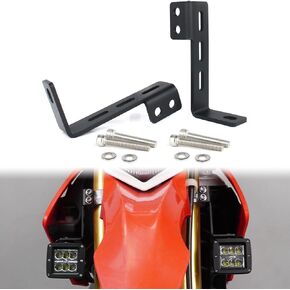Xitomer 4mm Steel Motorcycle Auxiliary Light Mount, Fit for Rally CRF250L / Rally 2012-2020 , Auxiliary Light Bracket Led Light Mounts