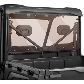 StarknightMT Uforce 600 Rear Windshield UTV Tinted Back Window Compatible With 2021+ CFMOTO UForce 600 Back Windshield Clear Windscreen 250 Time Stronger Than Glass