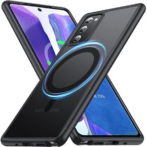 [رقم 1 حافظة مغناطيسية لهاتف Samsung Galaxy S22 مع MagSafe [غير لامع شفاف] [مضادة لبصمات الأصابع] [تم اختبار السقوط من الدرجة العسكرية] حافظة صلبة رفيعة من السيليكون لحافظة هاتف Samsung Galaxy S22، أسود in Kuwait