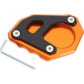 Motorcycle Aluminum Foot Side Extension Pad Side Enlarged Seat Compatible with KTM 1050 1090 1190 1290 Adventure 2014-2020 Orange Black