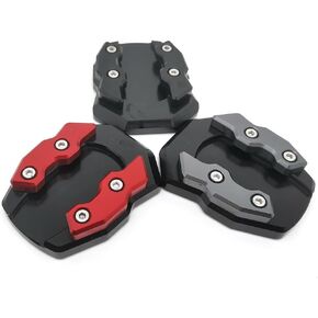 ADV 150 160 350 PCX 125 الملحقات ، حامل الدراجات النارية Side Stand kit Kickstand Pady Universal for H-Onda Adv150 Adv160 Adv350 PCX150 PCX125 Forza300 Varoi160 Enlarger Pad (Red)