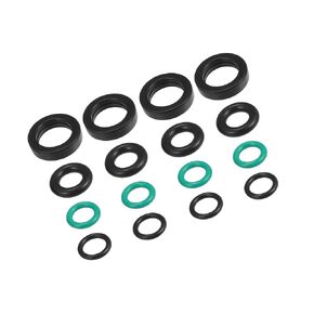 Fuel Injector O Rings Seals Fuel Injector Repair Kit for Honda Accord Civic 1988-2002 Rubber Black (Set of 4) Replacement