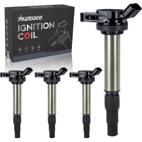 Ransoto 4 PCS Ignition Coil Pack متوافق مع 2009-2017 1.8L Toyota Corolla Matrix Prius V/Plug-In ، Pontiac Vibe ، Scion XD ، Lexus CT200H يستبدل 90919-02252 UF596 C1714 UF619 GN10341
