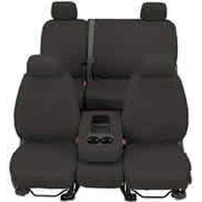 Covercraft SeatSaver Second Row Custom Fit Seat Cover for Select Dodge Ram Pickup Models - Waterproof (Grey)