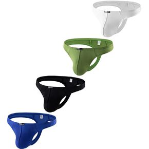 Men's Modal Thongs for Breathable T Back Low Waist Underpanties