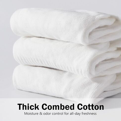 Dokutoku 6 عبوات Womens No Show Size Size 6-11 Thin Cotton White White Invisible Liner Socks in Kuwait