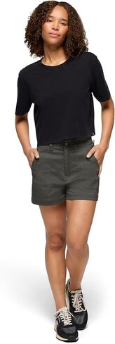 prAna Womens Everyday Crop Tee in Saudi Arabia