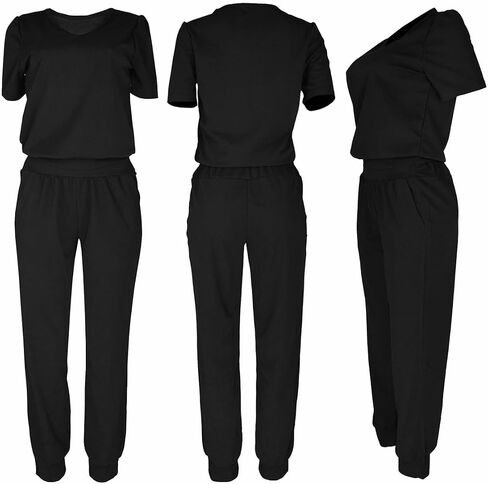 النساء غير الرسمي 2 قطعة الطباعة طباعة الأكمام القصيرة قمم Vneck وسروال طويل مجموعات ملابس صيفية لطيف in Kuwait