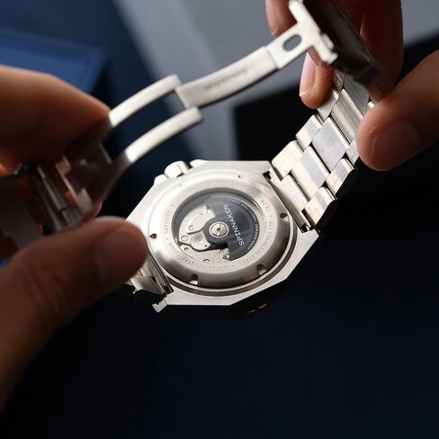 Spinnaker Mens 44mm Dumas Automatic 3 Hands Watch with Solid Stainless Steel Bracelet SP-5081 in Kuwait