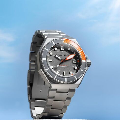 Spinnaker Mens 44mm Dumas Automatic 3 Hands Watch with Solid Stainless Steel Bracelet SP-5081 in Kuwait