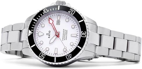 RATIO FreeDiver Sapphire Crystal Women's Diver Watch Japanese Automatic Movement Dive Watch 200m Water Resistant Diving Watch in Saudi Arabia