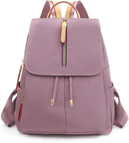 YANAER Small Backpack for Women Mini Backpack Lightweight Casual Daypack Backpack for Travel Handbag Nylon Bookbag OilBlue in Kuwait