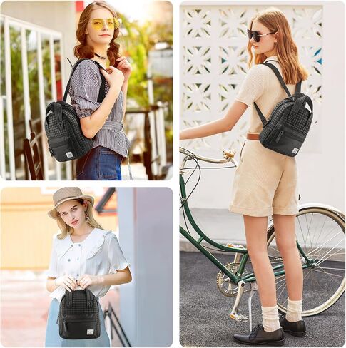 Mini Quilted Puffer Backpack for Women,Lightweight Puffy Bookbag,Small Casual Daypack for Ladies in Saudi Arabia
