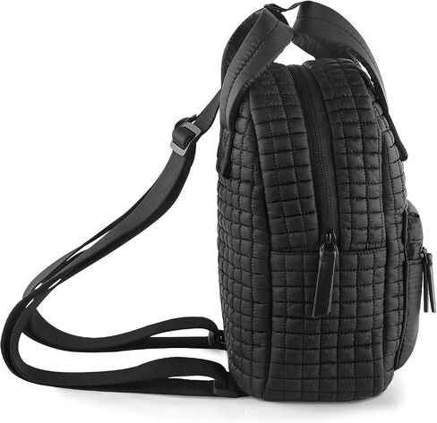 Mini Quilted Puffer Backpack for Women,Lightweight Puffy Bookbag,Small Casual Daypack for Ladies in Saudi Arabia