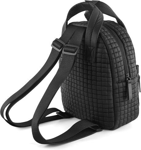 Mini Quilted Puffer Backpack for Women,Lightweight Puffy Bookbag,Small Casual Daypack for Ladies in Saudi Arabia