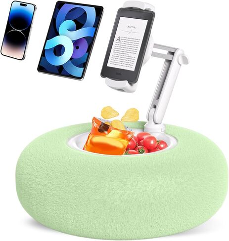 حامل وسادة لجهاز Kindle Tablet iPad مع وعاء الوجبات الخفيفة in Kuwait