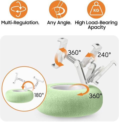 حامل وسادة لجهاز Kindle Tablet iPad مع وعاء الوجبات الخفيفة in Kuwait