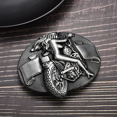 MASOP VOGU Western Belt Buckle for Men Vintage Big Belt Buckles for Cowboy Women Personalized Motorcycle Belt Buckles in Kuwait