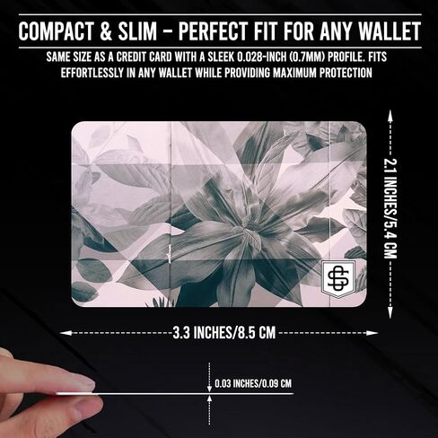 RFID Blocking Cards 4 Pack - Slim, Stylish, and Effective - Defend Your Data with Style - NFC Debit/Credit Card, Passport, ID Protector - Sleek Design For Wallet and Purse (4) (Space) in Saudi Arabia