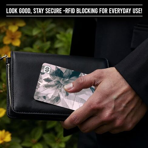RFID Blocking Cards 4 Pack - Slim, Stylish, and Effective - Defend Your Data with Style - NFC Debit/Credit Card, Passport, ID Protector - Sleek Design For Wallet and Purse (4) (Space) in Saudi Arabia